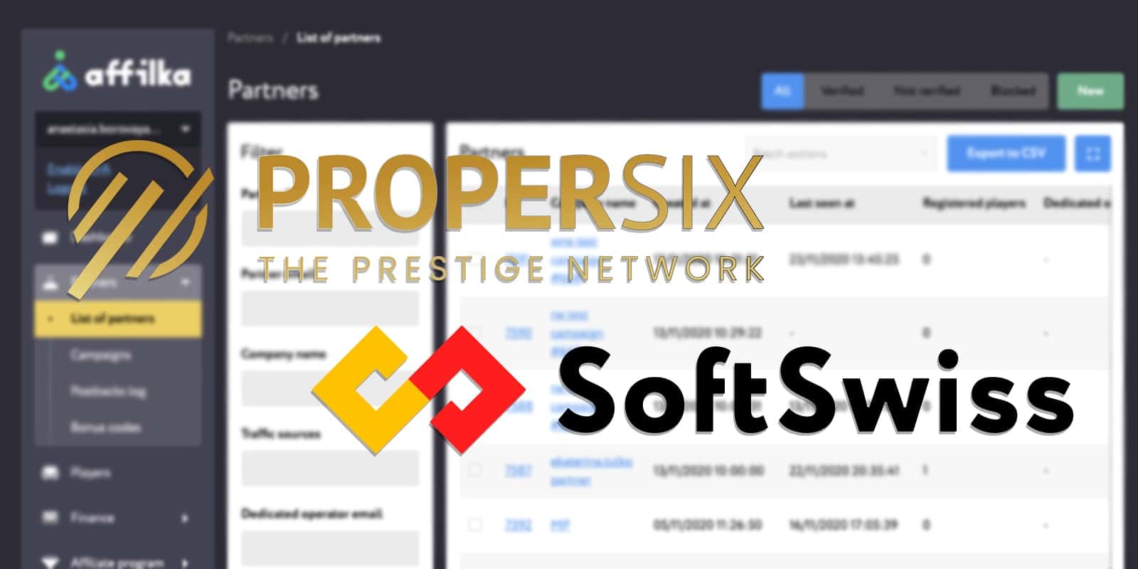 SoftSwiss Afflika Signs Partnership with ProperSix Casino for Crypto